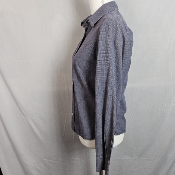 Rockies western plaid button front long sleeve top size small - Picture 5 of 15